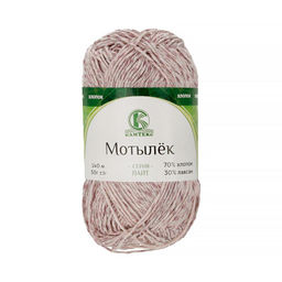Мотылек пряжа Россия КТ 70%хлопок 30%лавсан 5х50г/140м