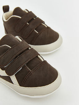 Deri G?r?n?ml? Erkek Bebek Spor Ayakkab?