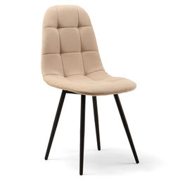 Стул мягкий для кухни «Лукас», обвивка velutto 07, цвет бежевый