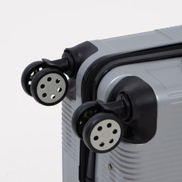 Чемодан малый 20 кодовый замок, цвет серебряный - Simaland фото 8