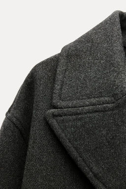 SHORT DOUBLE-BREASTED COAT - Zara фото 16