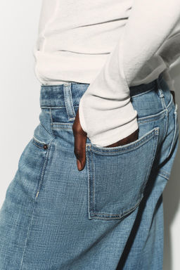 COTTON LONG SLEEVE T-SHIRT - Zara фото 13