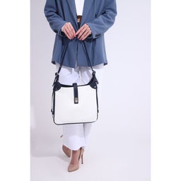 Сумка-тоут на молнии, цвет белый - Simaland фото 4