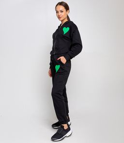 Спортивный костюм #КТ678, чёрный - Dommod фото 2