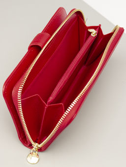 LACCOMA кошелек LA-1155-красный натуральная кожа фото 5