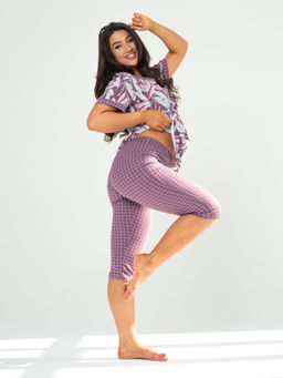 Костюм женский кулирка с бриджами "АЛЬБИНА" СУХАЯ РОЗА