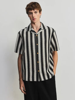 Рубашка из фактурного хлопка ZR2605043005-50 / Zarina