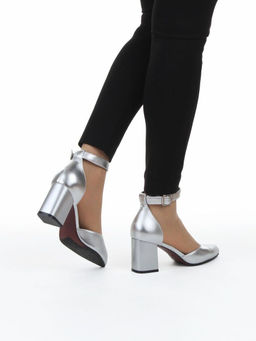 06-A71A-82MT GREY/SILVER Туфли женские (натуральная кожа)