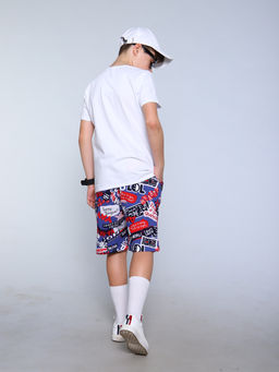 Шорты Федор синий граффити - Ладошки фото 34