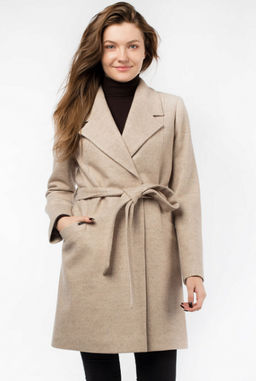 Пальто женское демисезонное (пояс)