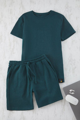 TRENDYOL MAN Siyah Regular Fit Sortlu Pijama Tak?m? TMNSS23PT00036 - Trendyolmilla фото 24