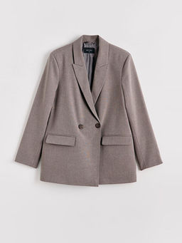 Kruvaze Yaka Kad?n Blazer Ceket