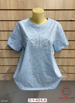 Футболка женская из хлопка