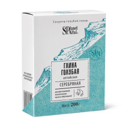 Planet SPA Altai Голубая глина Серебряная, 200 г