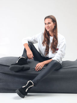 Ботинки EDART 308.агата bl. черный замша/шерсть - Ed'art фото 5