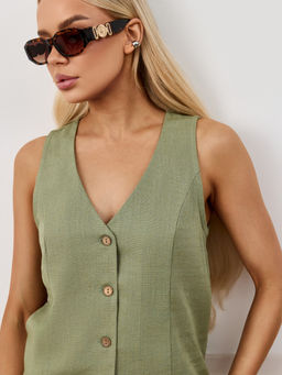 Жилет Аманти-1 из льна с вискозой - Виотекс фото 18