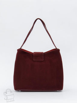 Сумка женская кожаная 2400YF angola red Polina&Eiterou в Новосибирске