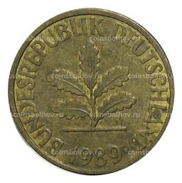 10 пфеннигов 1989 года D Германия