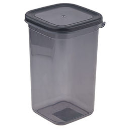 Емкость-контейнер для сыпучих продуктов пластмассовый 1,4л, 11х10,5х18,5см, полипропилен (Россия)