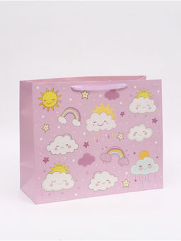 Пакет ламинированный «Милые облака», XL  49 × 40 × 19 см