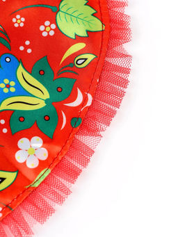 Карнавальный набор «Народная краса»: юбка р-р 40-48, воротник, повязка, цвет красный