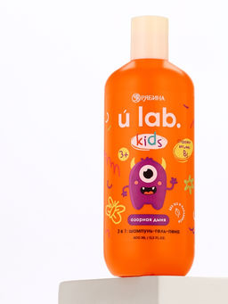 Детский шампунь-гель-пена 3в1 «Монстрики», 400 мл, аромат озорная дыня, ULAB