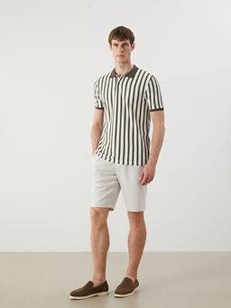 Polo Yaka ?izgili Erkek Ti??rt