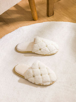 Kapitone Desenli Kad?n Ev Terli?i