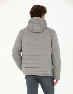 Gri Kap__onlu Dolgulu Spor Mont - Pierre cardin фото 5
