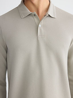 Polo Yaka Erkek Sweatshirt