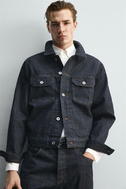 CROPPED FIT LIMITED EDITION DENIM JACKET - Zara фото 6