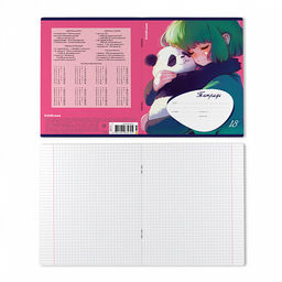 Цена за 10 шт. Тетрадь школьная ученическая ErichKrause Panda Hugs, 18 листов, клетка (в плёнке по 10 шт.)_MIX-PACK  фото 8