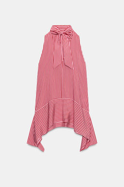 TOP ASIM?TRICO RAYAS / Fucsia - Zara фото 7