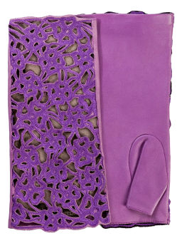 Перчатки женские ш/п F-0160 l.violet - Eleganzza фото 26