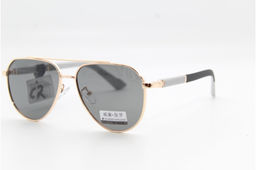 Солнцезащитные очки WILIBOLO (Polarized) 8017 57-15-140 С2 зол/серая линза