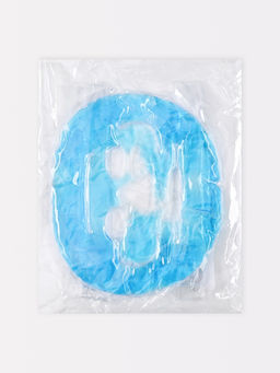 Маска для лица гидрогелевая, охлаждающая/согревающая, 22.5?19.5 см, синяя