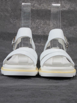 08-PEXL76-1 WHITE Босоножки женские (натуральная кожа) - Фабричный китай фото 8