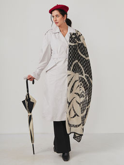 Большой, мягкий, тонкий и очень нежный двусторонний палантин - Tantino фото 2