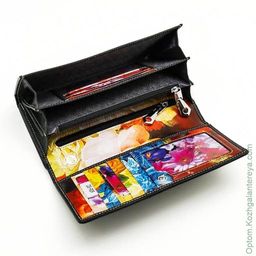 Большой женский кожаный кошелек Sergio Valentini СВ 6006-002  фото 2