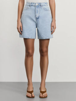 Джинсовые шорты А-силуэта / Zarina  фото 3