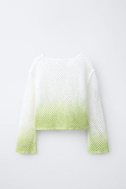 JERSEY RED DEGRADADO / Crudo / Verde - Zara фото 3