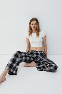 Pantalon de pijama en franela de algodon - H&m фото 2