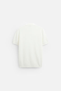 CHECK TEXTURE KNIT POLO SHIRT - Zara фото 43