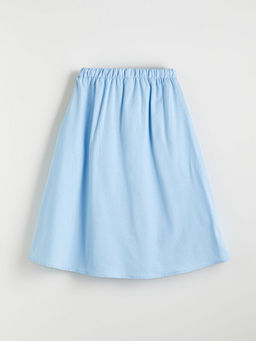 Beli Lastikli Keten Kar???ml? K?z ?ocuk Etek