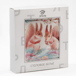 Скатерть новогодняя Этель Pink magic, 150?110 см +/-3 см с ГМВО, 100% хлопок