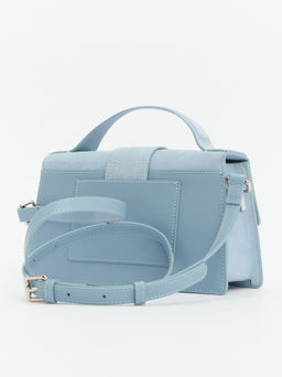 Женская сумка с ручками TENDANCE Артикул 4399903, серо-голубой  фото 5