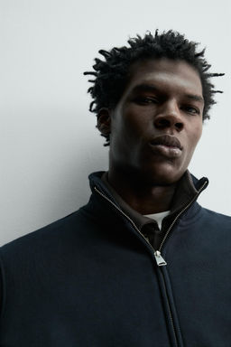 HEAVYWEIGHT ZIP-UP SWEATSHIRT - Zara фото 5
