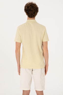 Erkek Regular Fit Fermuarl_ A__k Haki Ti__rt Sepette S_rpriz _ndirim - U.s. polo assn фото 5