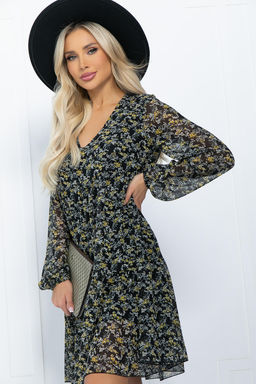 Платье Виорика (черно-желтое) П11726 - Lt collection фото 4