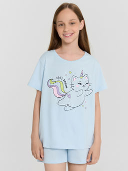 КОМПЛЕКТ ДЛЯ ДЕВОЧЕК (ФУТБОЛКА, ШОРТЫ) - Mark formelle фото 2